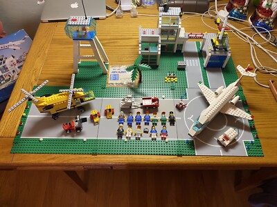 lego 10159 city airport new jet plane cargo helicopter town 6597 century skyway 385277113968