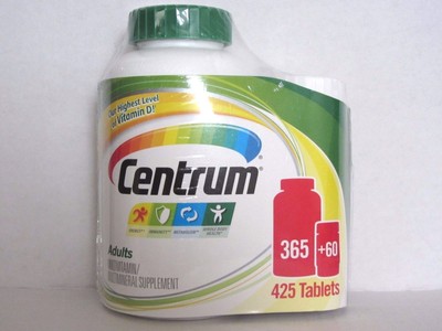 Centrum Multivitamin Multimineral Supplement for ADULTS, 425 Tablets