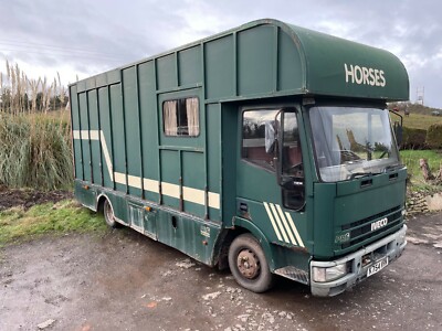 1993 FORD CARGO HORSEBOX PRB 7500KG 3 HORSE WITH LIVING LOMG MOT