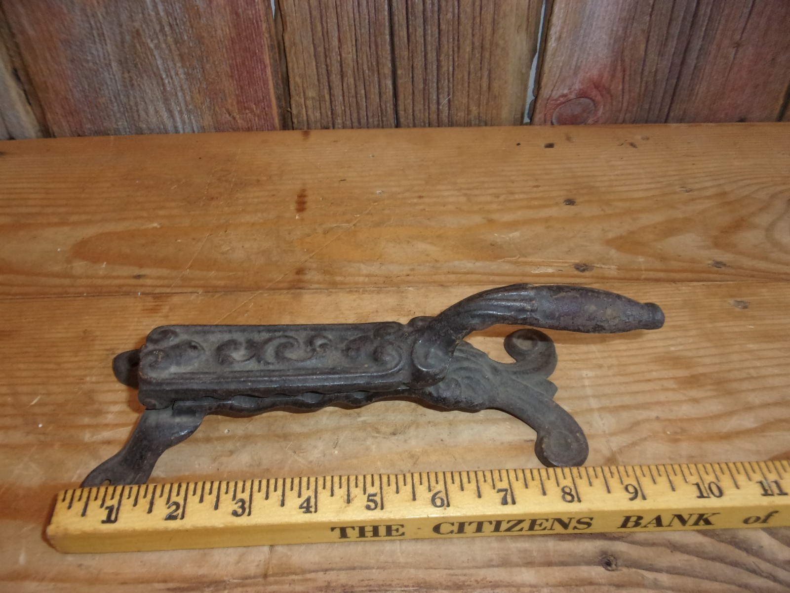 Antique Apothecary, Pharmaceutical Cast Iron CORK PRESS~Ornate Decor