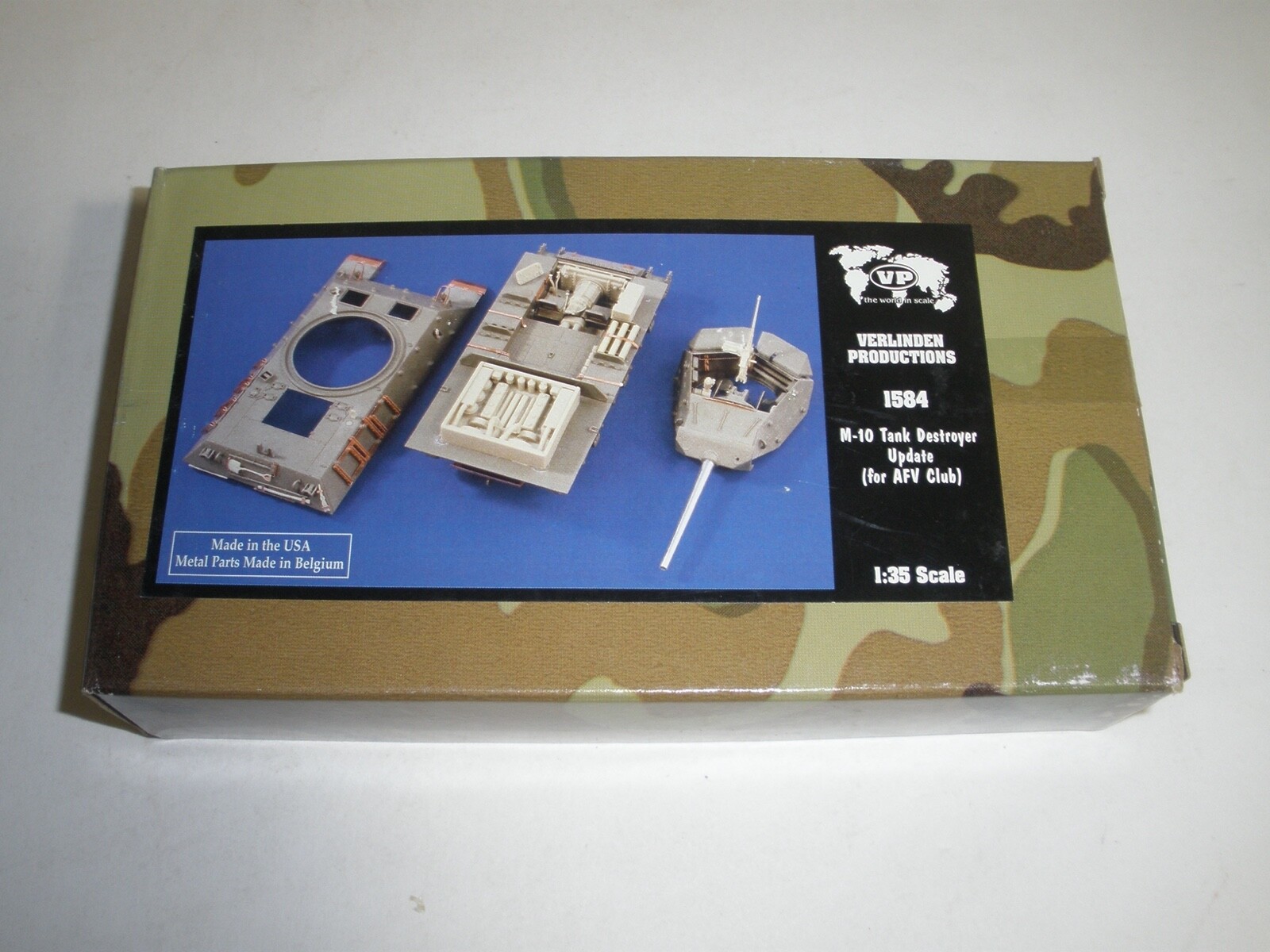 Verlinden 1/35 Scale M10 Tank Destroyer Update for AFV - #1584 - NOS Verlinden 1/35 Scale M10 Tank Destroyer Update for AFV - #1584 - NOS
