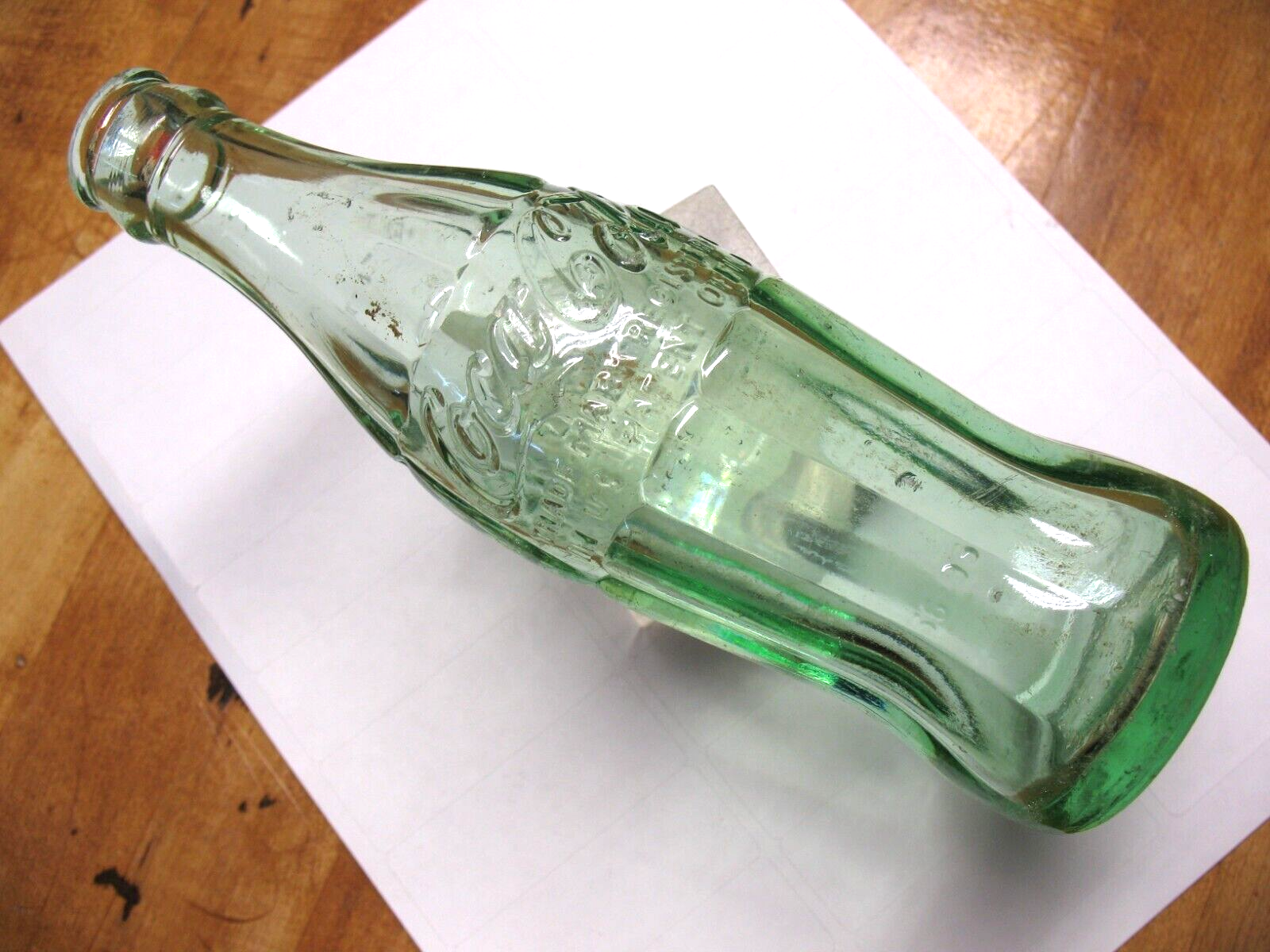 COCA COLA BOTTLE ABERDEEN MISS 6 oz. CIRCLED C 56-96 AQUA COCA COLA BOTTLE ABERDEEN MISS 6 oz. CIRCLED C 56-96 AQUA