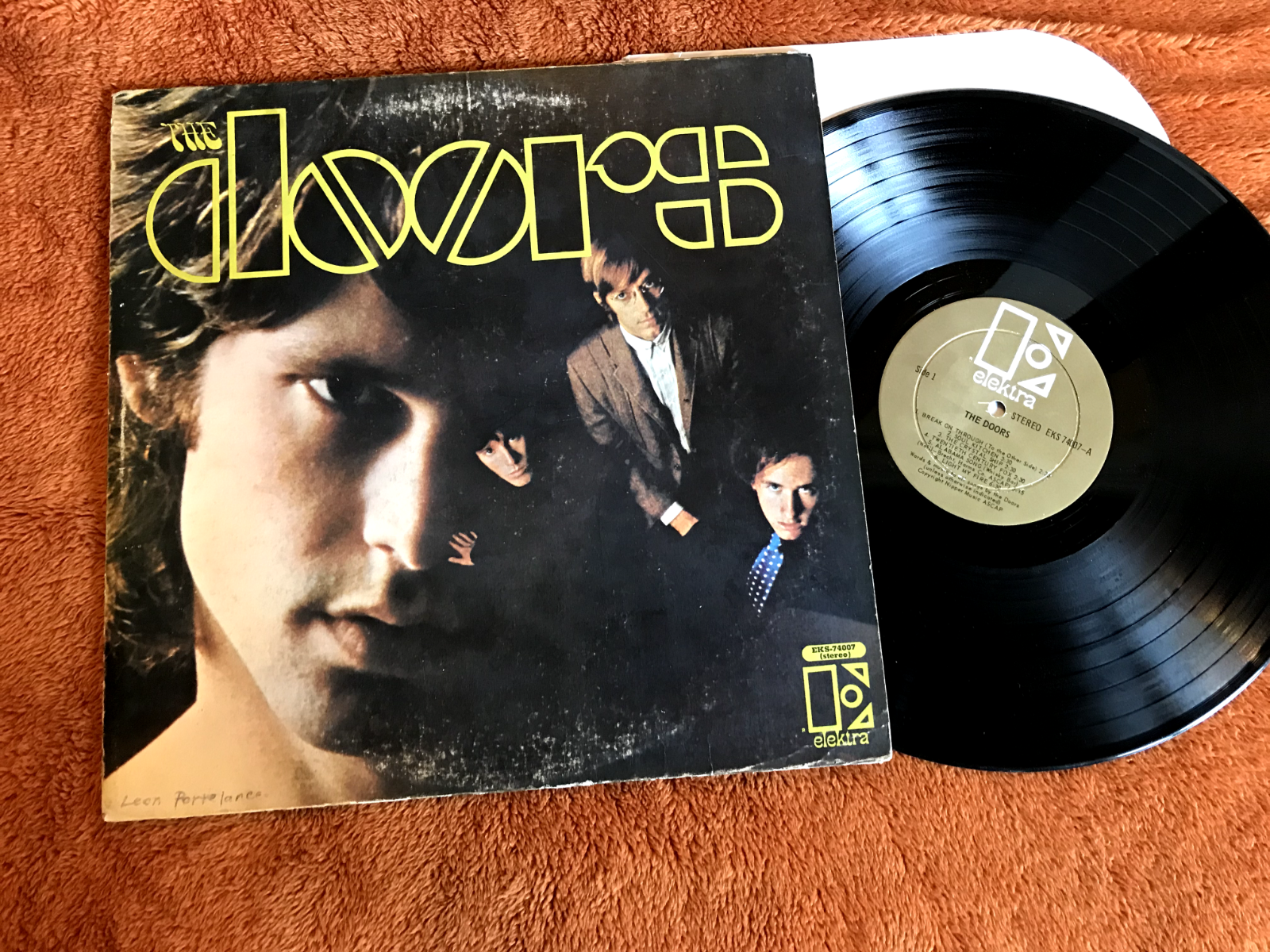 THE DOORS debut self s/t EKS 74007 LP 1st '67 vinyl STEREO