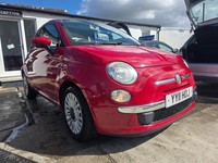 2011 Fiat 500 1.2 Lounge 3dr [Start Stop] HATCHBACK Petrol Manual