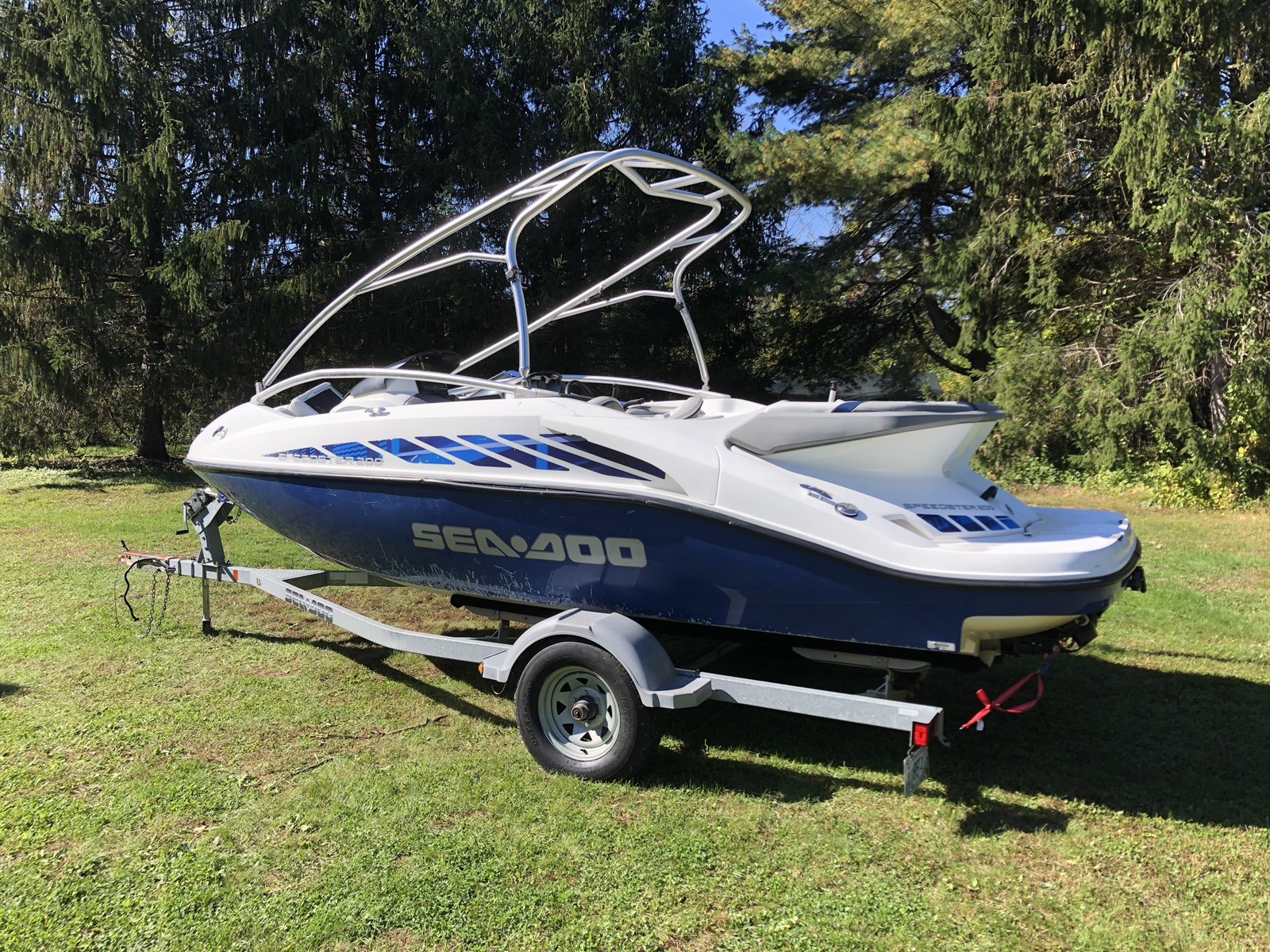 2006 Seadoo Speedster 200 310hp Jet Boat W/tower Twin 155 Sportster Challenger