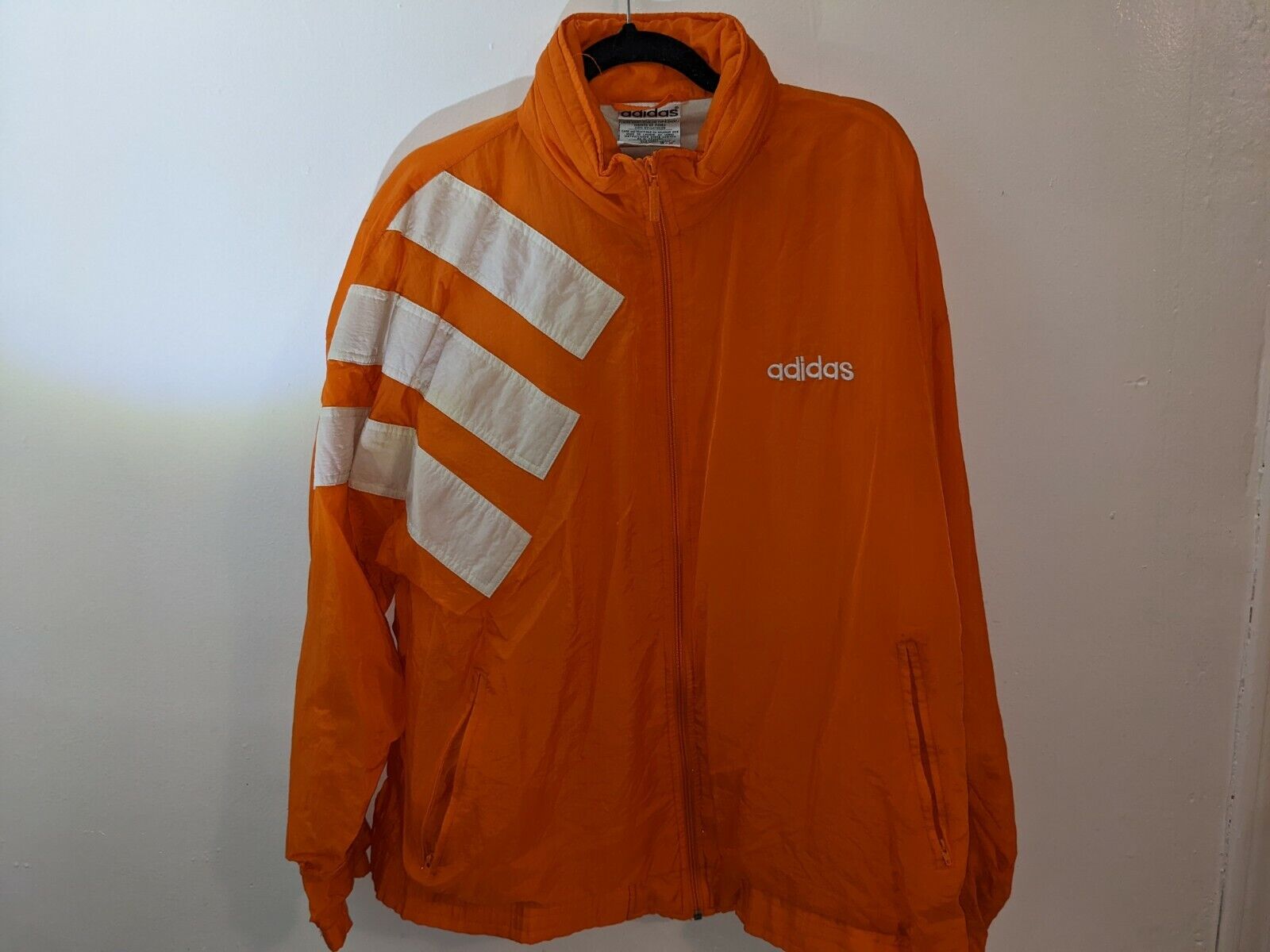 Adidas Track jacket Vintage nylon orange holland | eBay Adidas Track jacket Vintage nylon orange holland | eBay