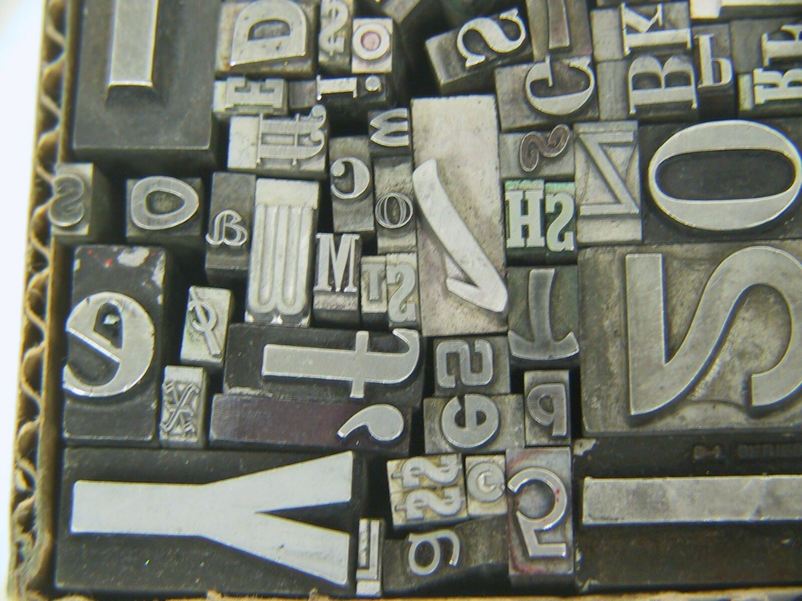 Mixed Metal Type  - Letterpress from the 50's era #06