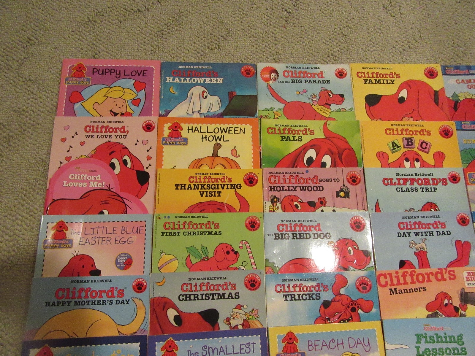 Lot of 68 Clifford the Big Red Dog Picture Books 6HC 62SC all Different