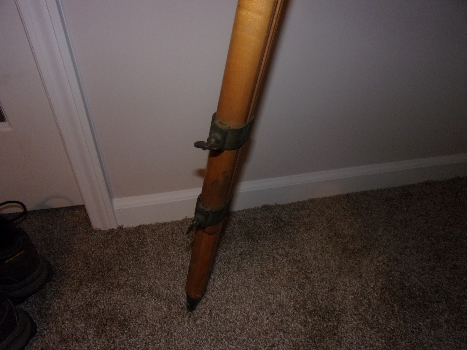 Dietzgen Tripod Wood With Brass Fittings  for transit or level or lamp stand