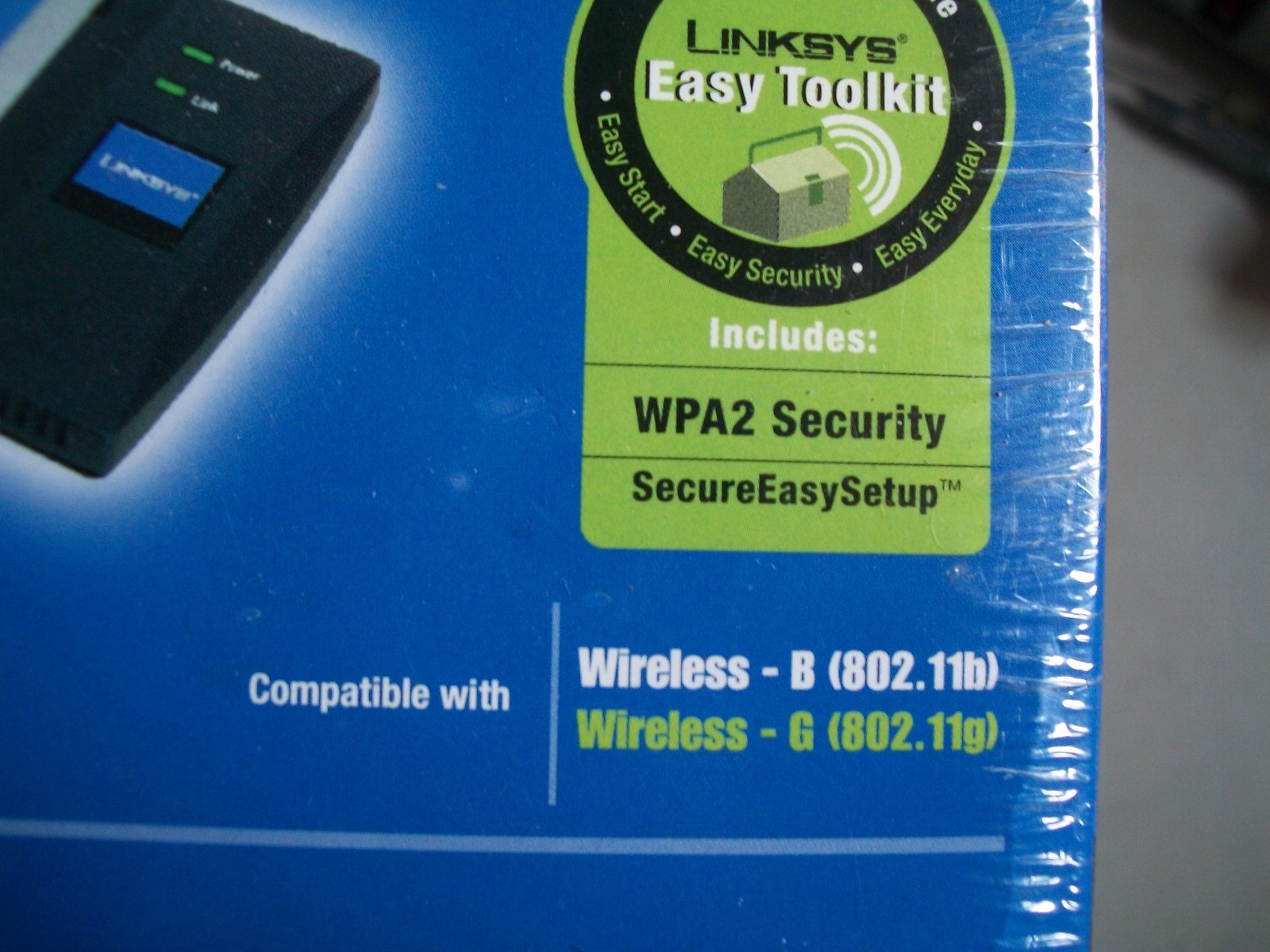 NIB - Linksys Wireless - G Notebook Adapter