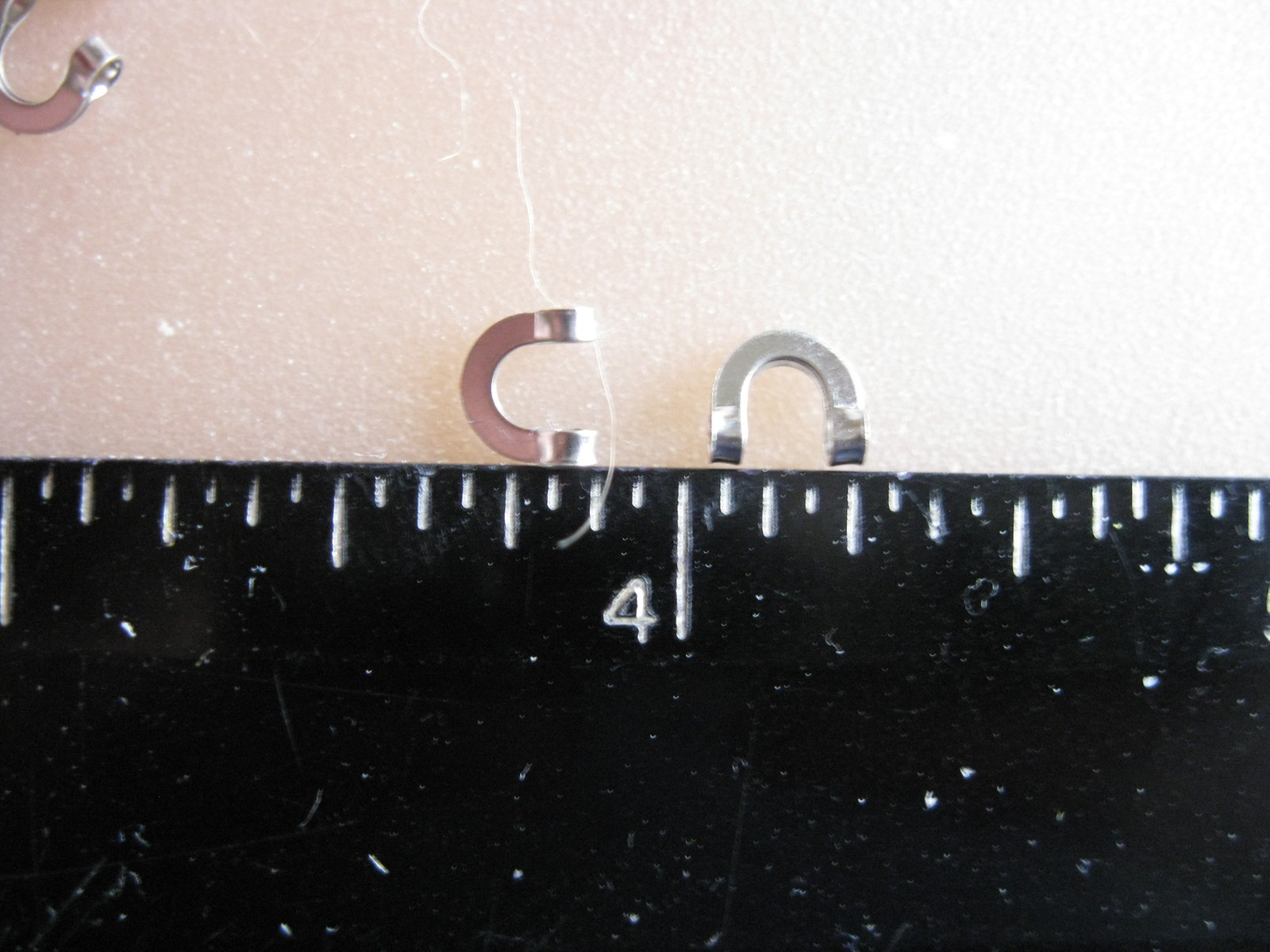 #4 FOLDED CLEVIS NICKEL << 50 >>made in the USA