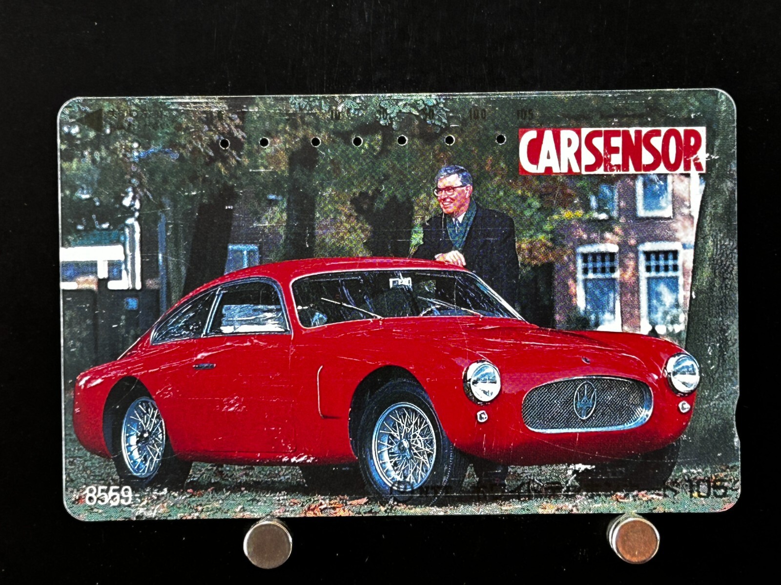 Super Car Telephone Card CAR SENSOR TCG Japanese Magazine