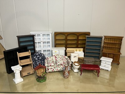 TWO POUNDS 1:12 Dollhouse Miniatures, Furniture & Accessories Random Lot