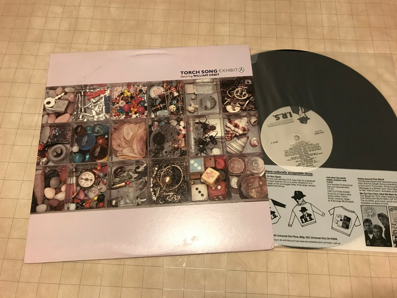 TORCH SONG exhibit a IRS-5862 LP '87 william orbit original