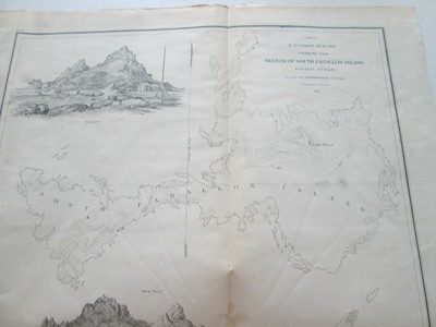 (1) 1855 U. S. COAST SURVEY CHART: 