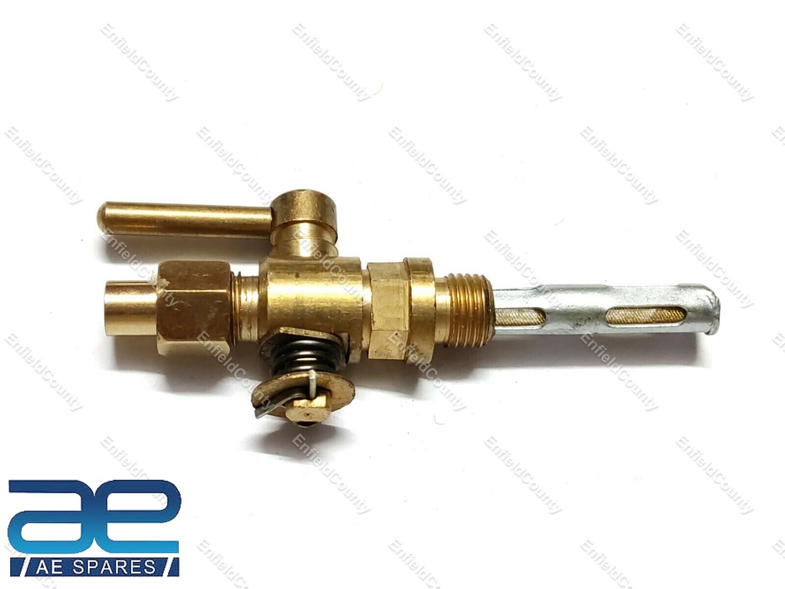 For Norton Triumph BSA Fuel Petrol Gas Tank Tap Petcock 1/4'' Brass 