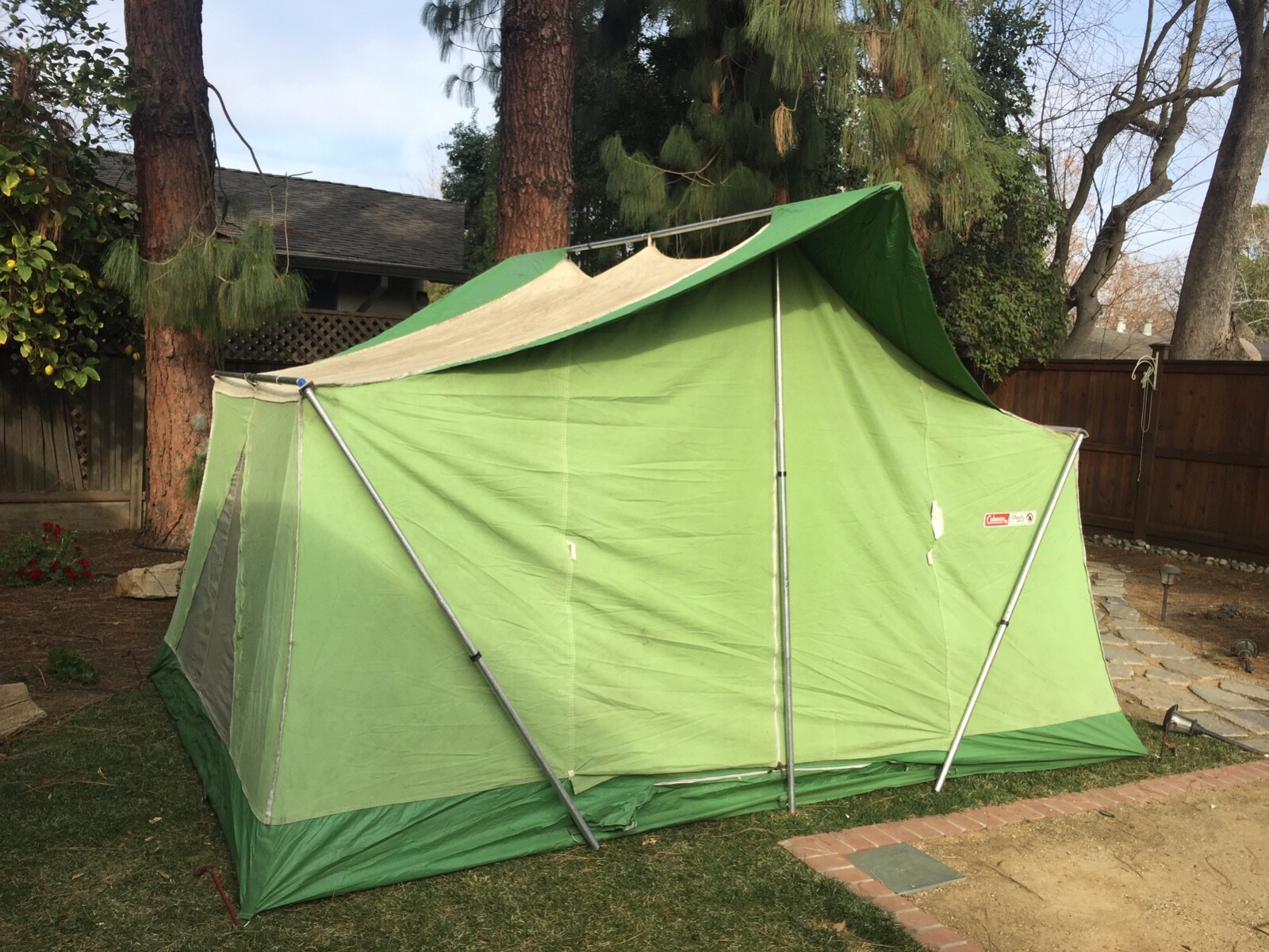 COLEMAN OASIS 13'X9' TENT Vintage intact 1978 classic fun