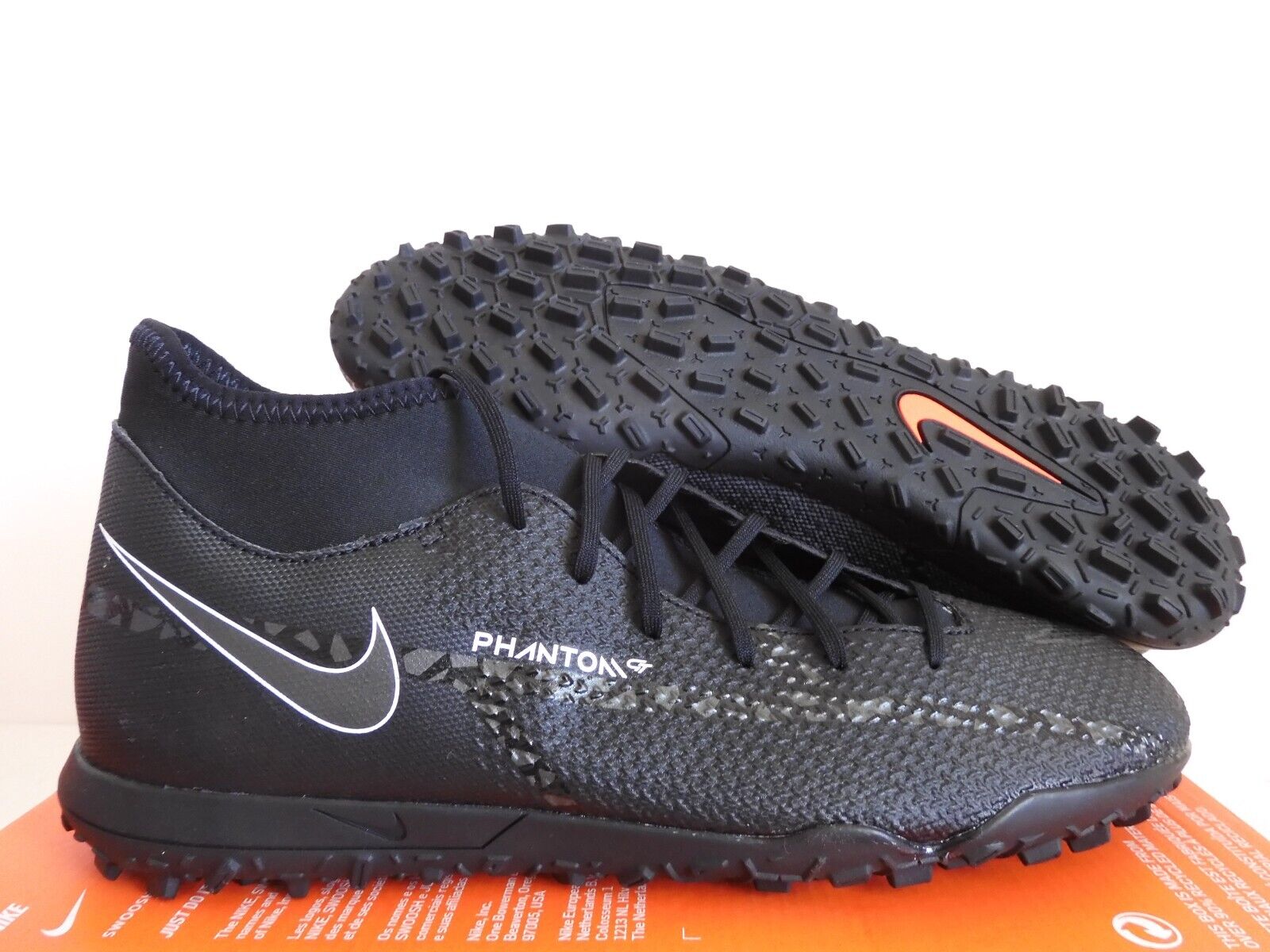 Nike Phantom Gt2 Club Df Tf Black-Summit White Sz 10 [DC0820 Nike Phantom Gt2 Club Df Tf Black-Summit White Sz 10 [DC0820