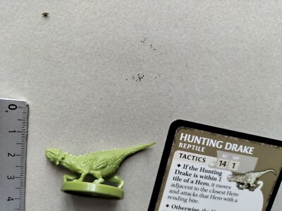 HUNTING DRAKE   MINIATURE+ENGLISH CARD/D&D THE LEGEND OF DRIZZT/M866