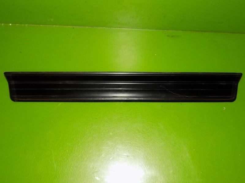 01-05 BMW 325i OEM driver left front door carpet sill sash cover plate 8196129