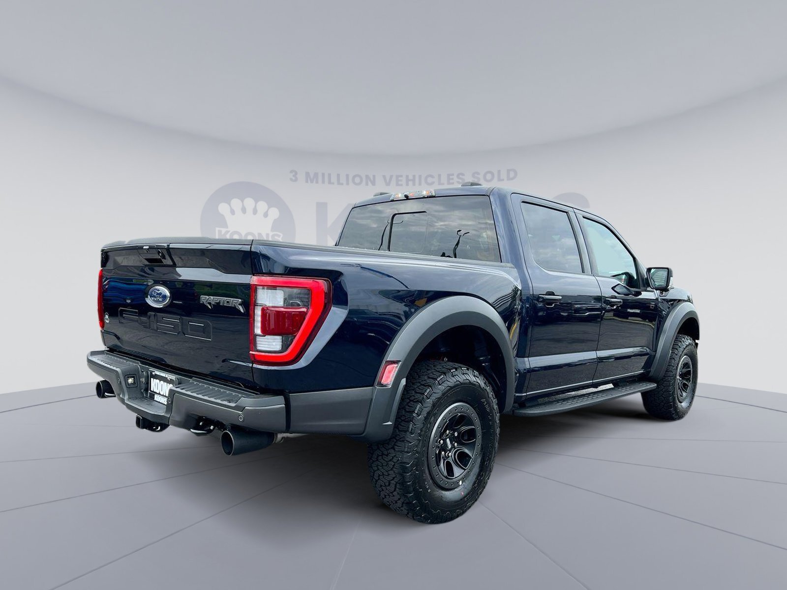 2022 Ford F150 Raptor 2997 Miles Antimatter Blue Metallic Used Ford