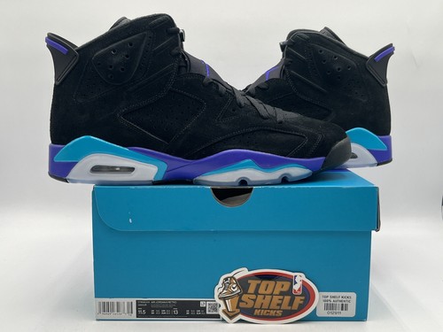 エア ジョーダン 6 黒/パープル JORDAN BRAND AIR JORDAN 6 RETRO BLACK/BRIGHT CONCORD