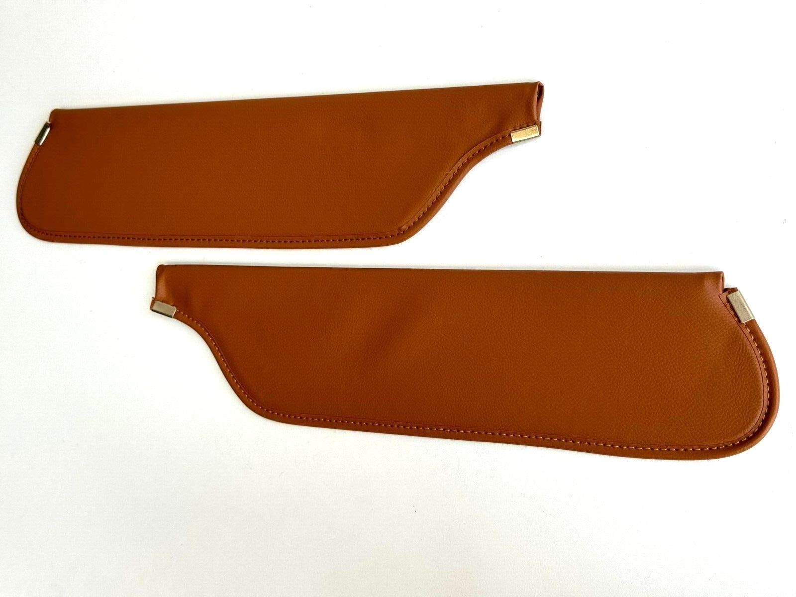 Sunvisor Pair Set for Ford Mustang Coupe Fastback 1964-1966 Tobacco