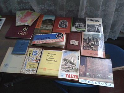 Viele DDR Reiseführer,Atlanten,Karten sozialistischer Bruderländer 177