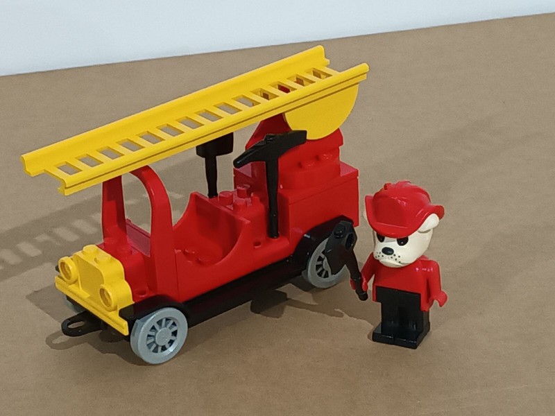 Lego Fabuland Ref 3642 AnnÃ©E 1985 Camion De Pompier