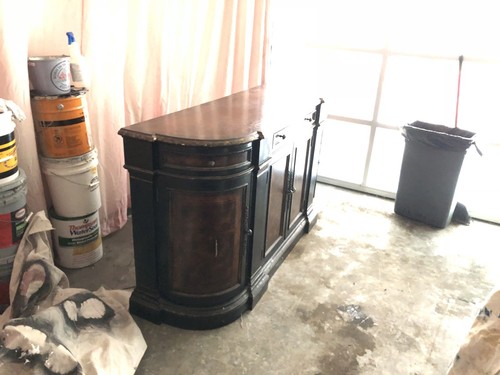 Solid Wood Bar Buffet