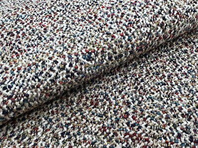 Nina Campbell Circular Ripple Weave Fabric- Rushlake / Teal Red 2 yds NCF4381-01