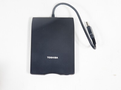 Vintage Toshiba USB FDD Kit External Floppy Drive Model PA3109U-1FDD 1.44MB