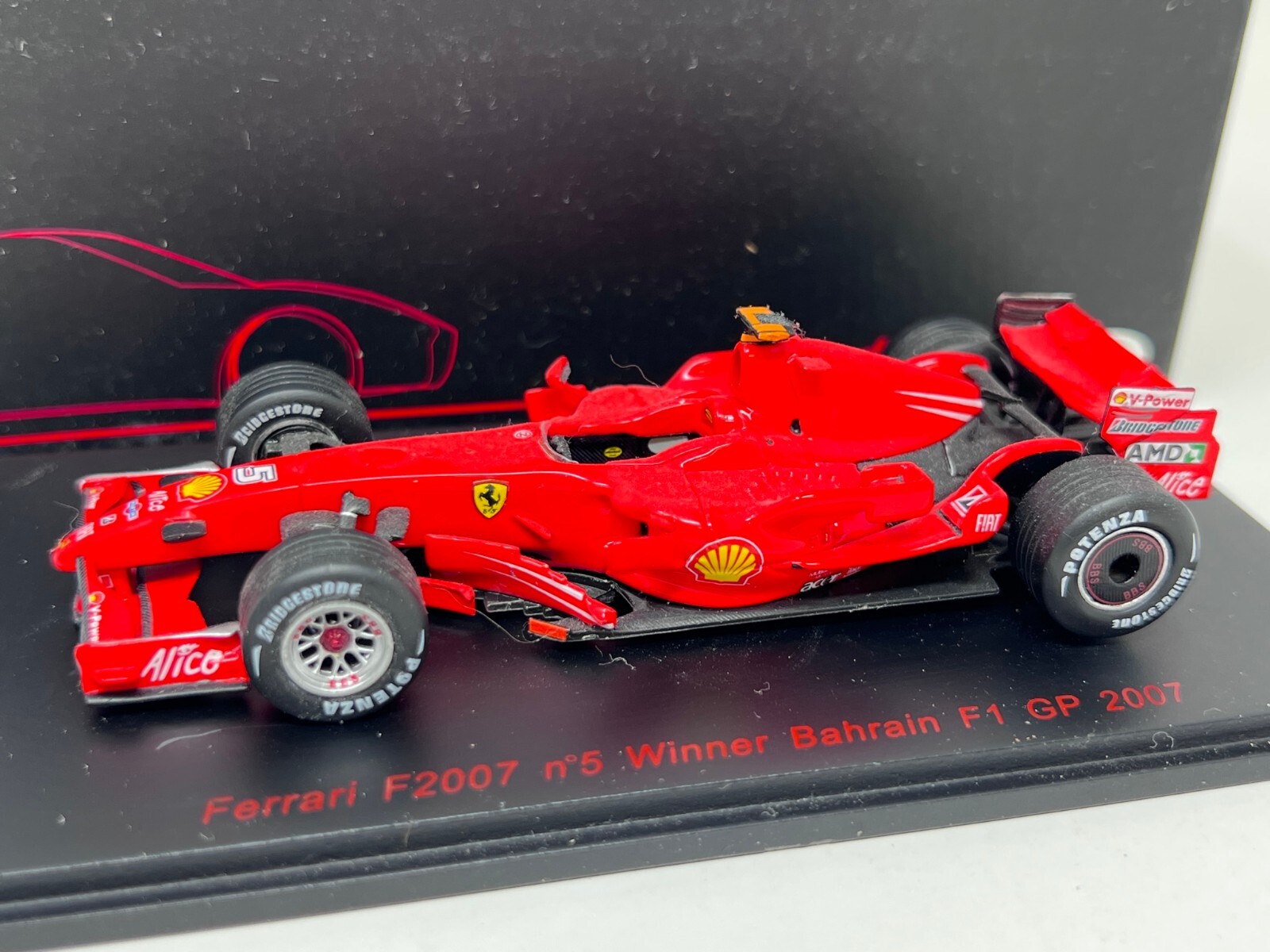 キミ・ライコネン F2007 フェラーリ F1 1/43 中国GP カスタム マルボロ