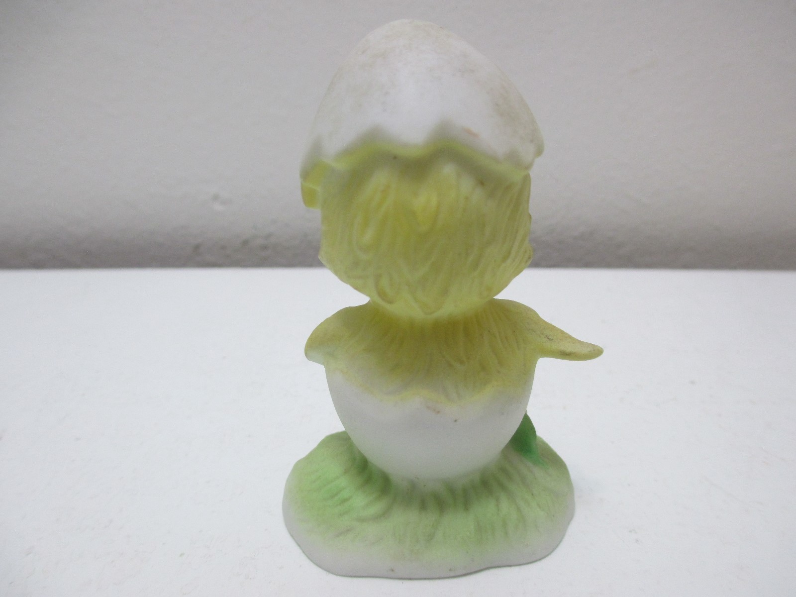 Easter Decor - Vintage Lefton Figurine Baby Chick in Egg Shell 3
