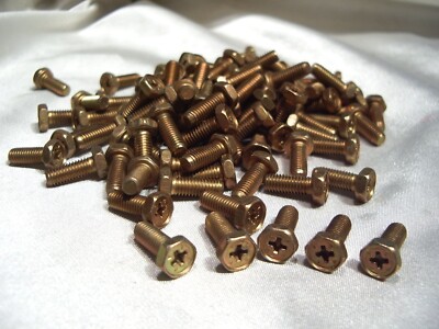 National Aerospace Standard NAS1801-3-8 10-32 x 1/2'' Hex Head Phillips screw 100