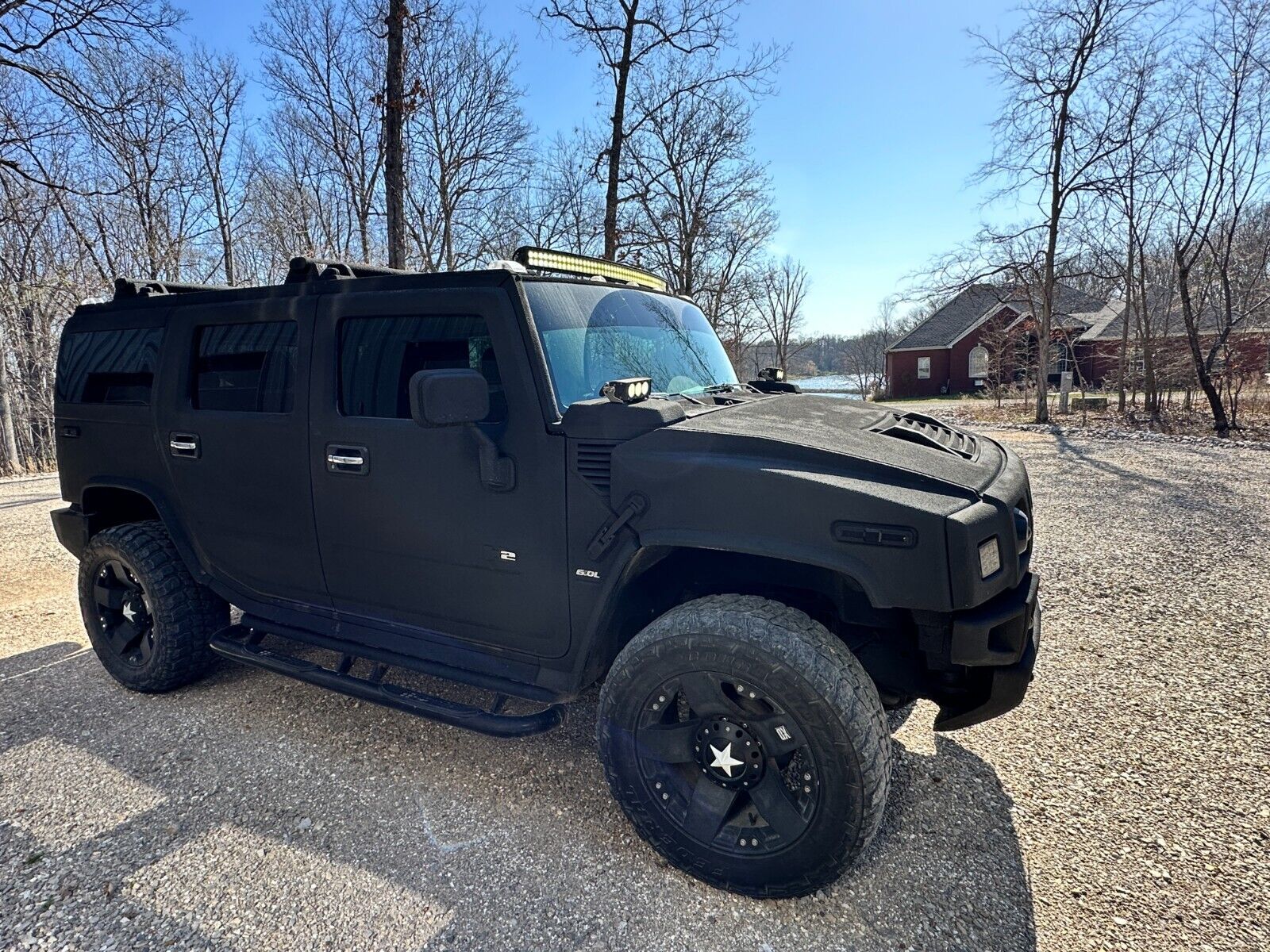2003 Hummer H2 Black Ops exterior with Luxury Package