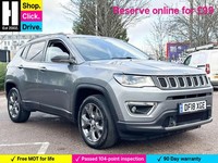 2018 Jeep Compass 1.4T MultiAirII Limited SUV 5dr Petrol Manual Euro 6 (s/s) (14