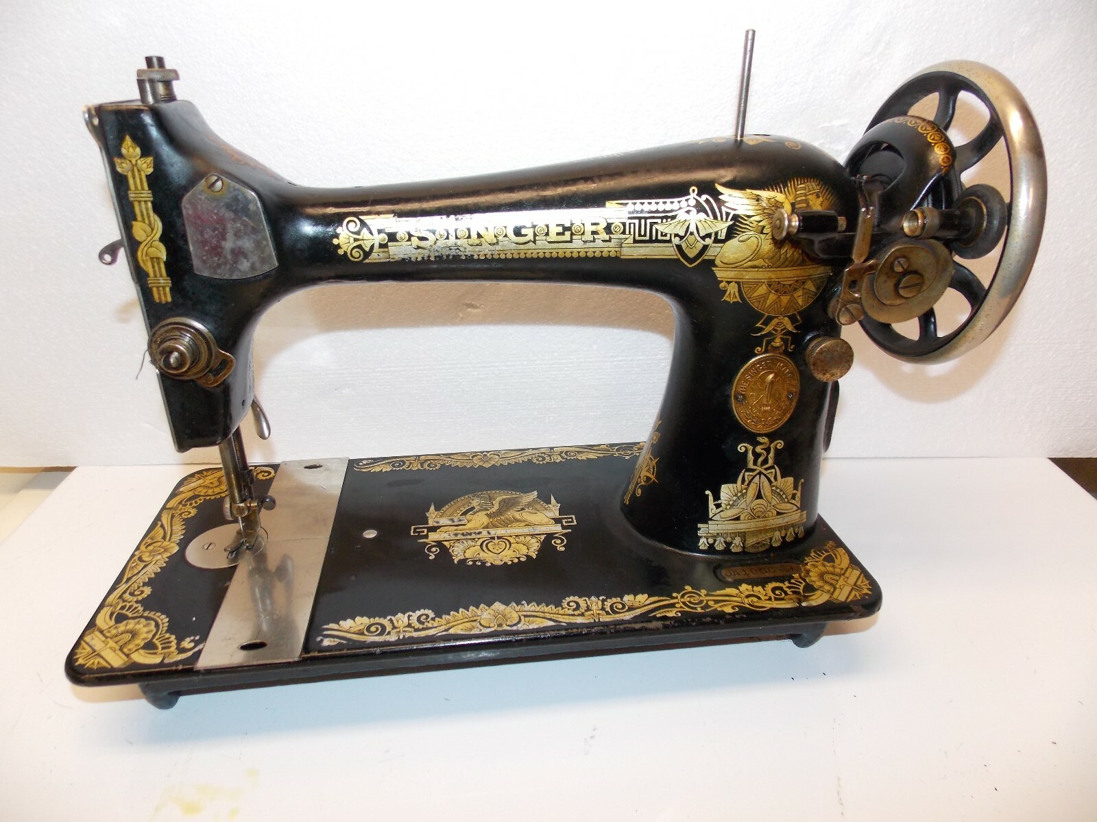 Antique Singer Treadle Sewing Machine Sphinx,