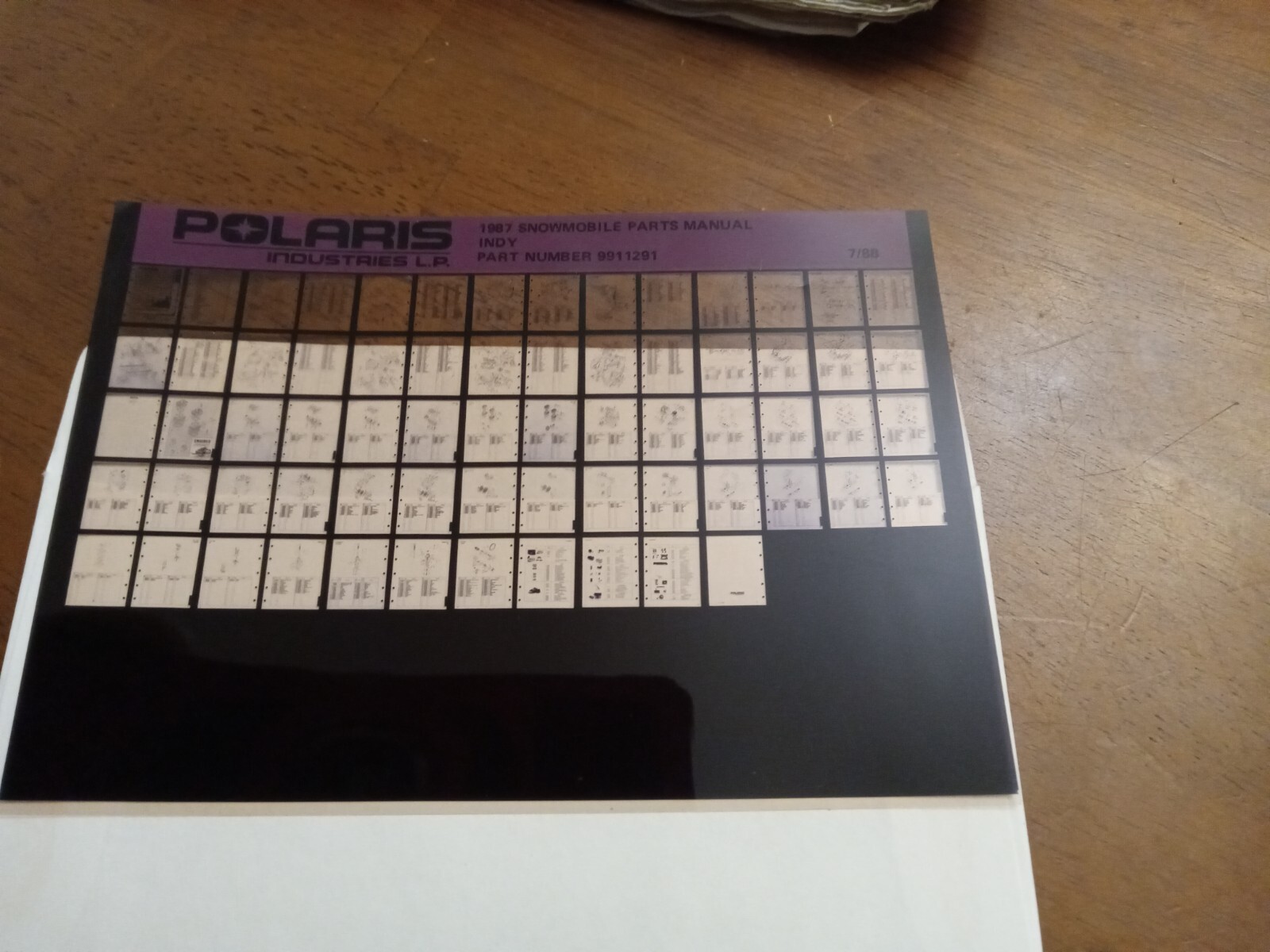 licさん専用 1987 polaris indy micro fiche 9911291 | eBay