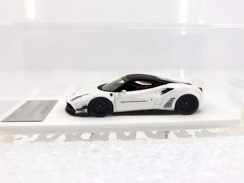 Liberty Walk Ferrari 458 ミニカー 1/43 1/43Fuelme Liberty Walk 458 Blue GT Rear Wing - LIVECARMODEL.com