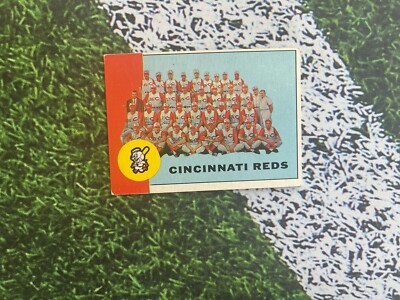 1963 Topps Baseball Reds Team #63 EX Condition Low Cost Shipping 