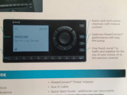SiriusXM ONYX-EZ XEZ1V1 Satellite Radio Dock and play. Vehicle Kit Included.