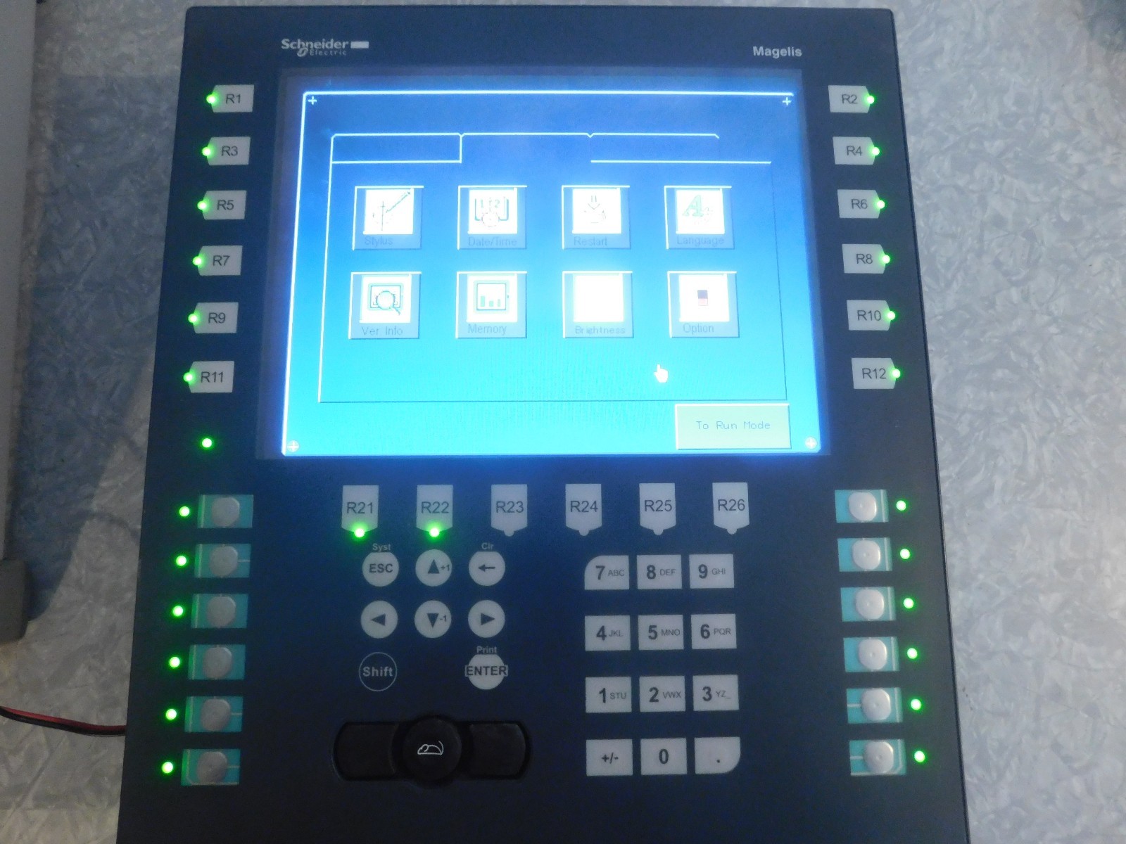 Used Schneider Magelis XBTGK5330 Touch Panel