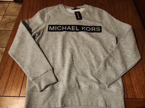 MICHAEL KORS ハーフスリーブロゴスウェット M グレー ユニセックス MICHAEL KORS ハーフスリーブロゴスウェット M グレー ユニ