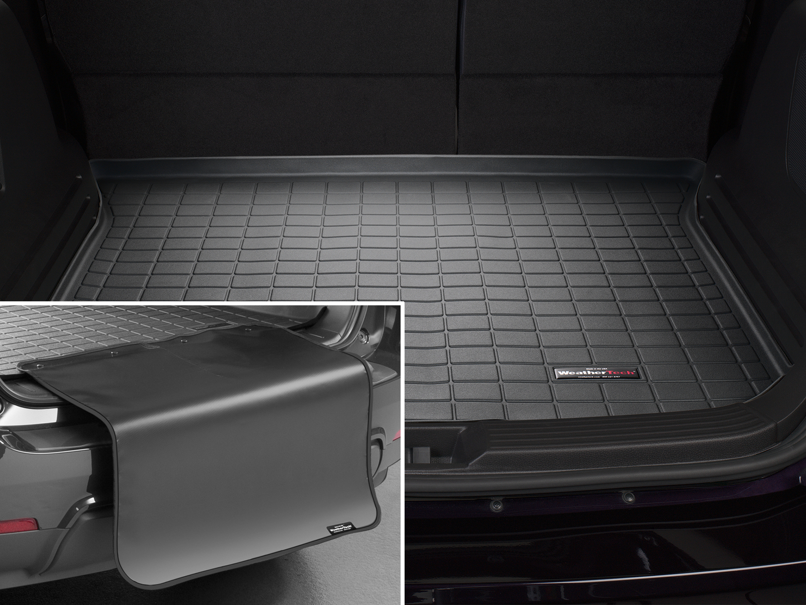 WeatherTech Cargo Trunk Liner for Ford Edge 20072014 Black eBay