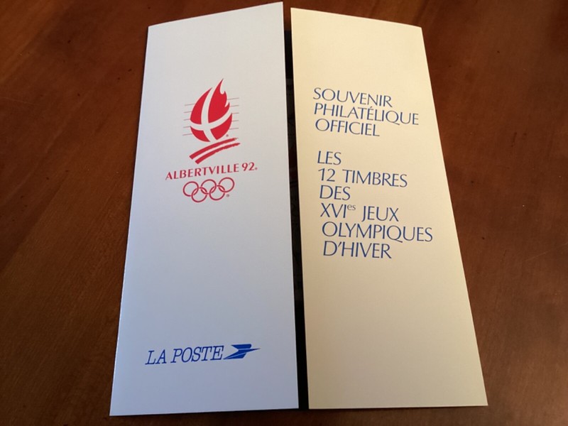 Albertville 92, Souvenir Philatelique Officiel, Les 12 Timbres Des Xvie Jo DâHiv