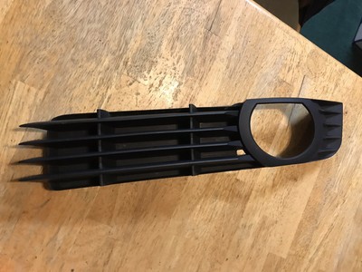 SATIN BLACK FRONT SKIRT LOWER AIR VENT TRIM STRIPS AUDI UR QUATTRO TURBO COUPE
