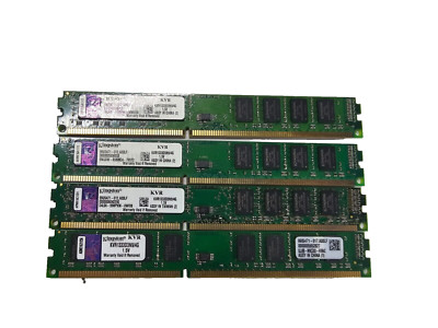 16GB Kingston 4GB (4x4GB) 1333MHz DDR3 DIMM RAM Matching Set, Tested