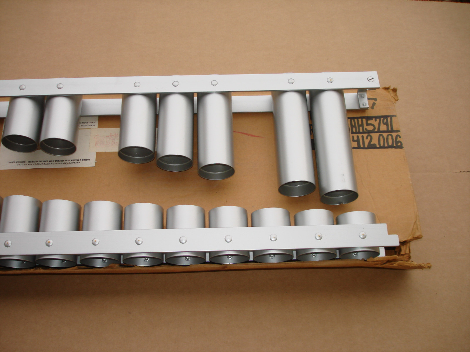NOS Musser M67 Resonator Tubes for Marching Xylophone 2.5 Octaves w/Box