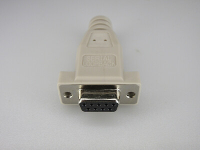 SEALEVEL DB9F Serial Loopback Connector Adapter, LB101, TX & RX Tester
